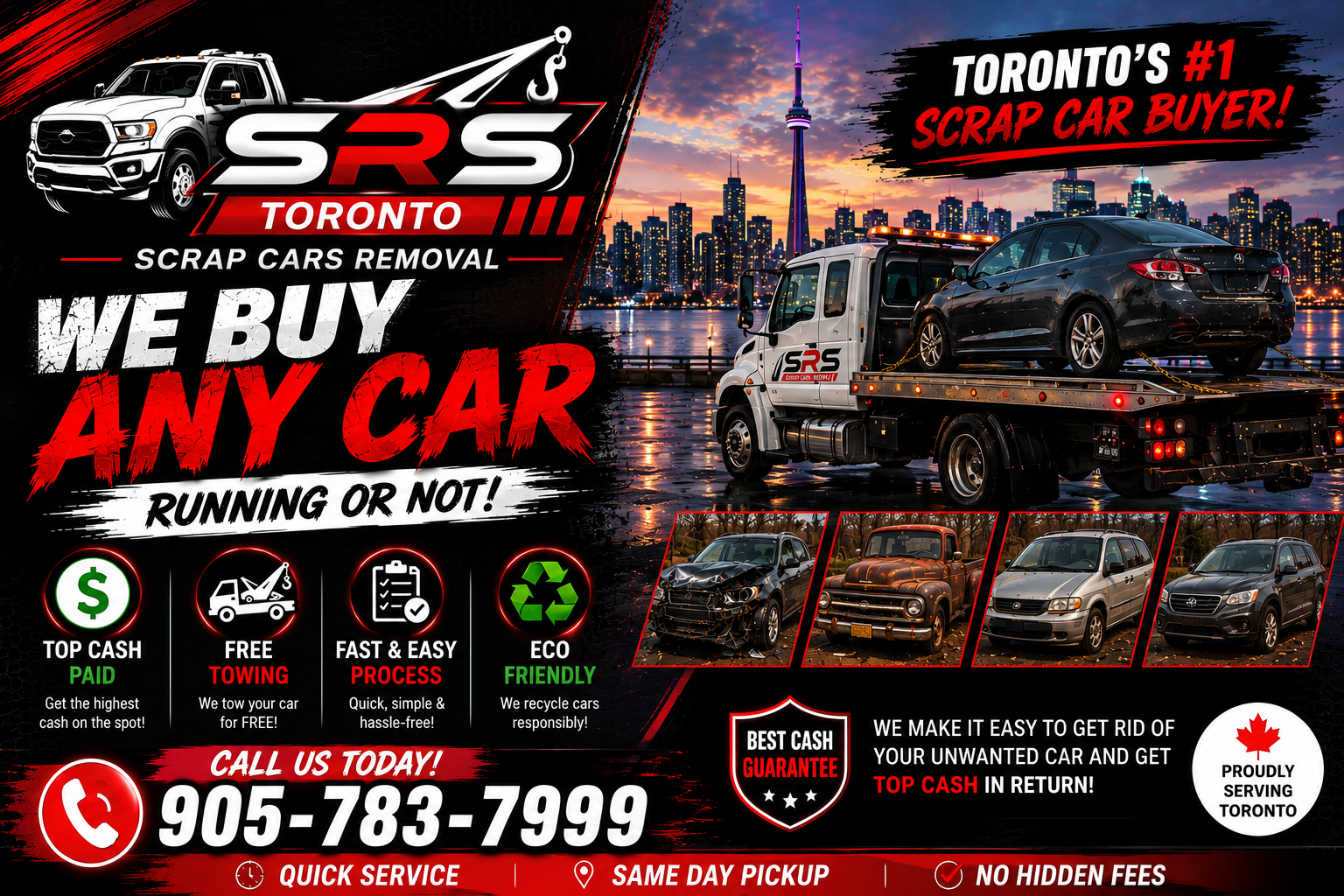 scrap car removal Toronto