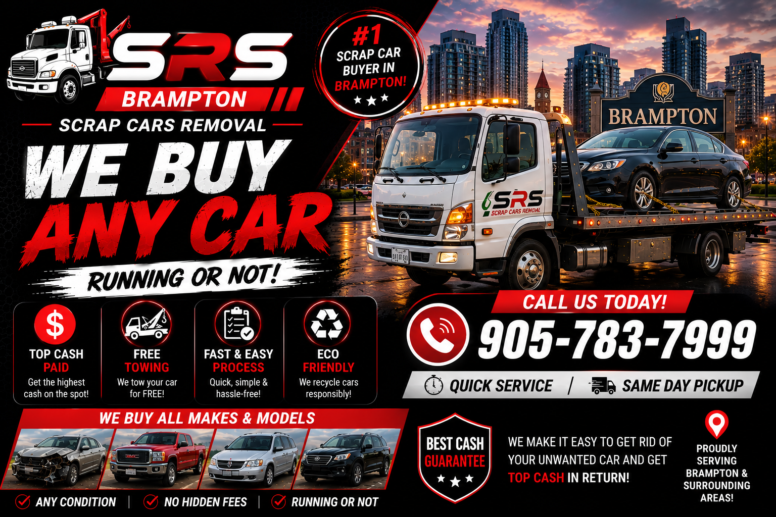 scrap car removal Brampton