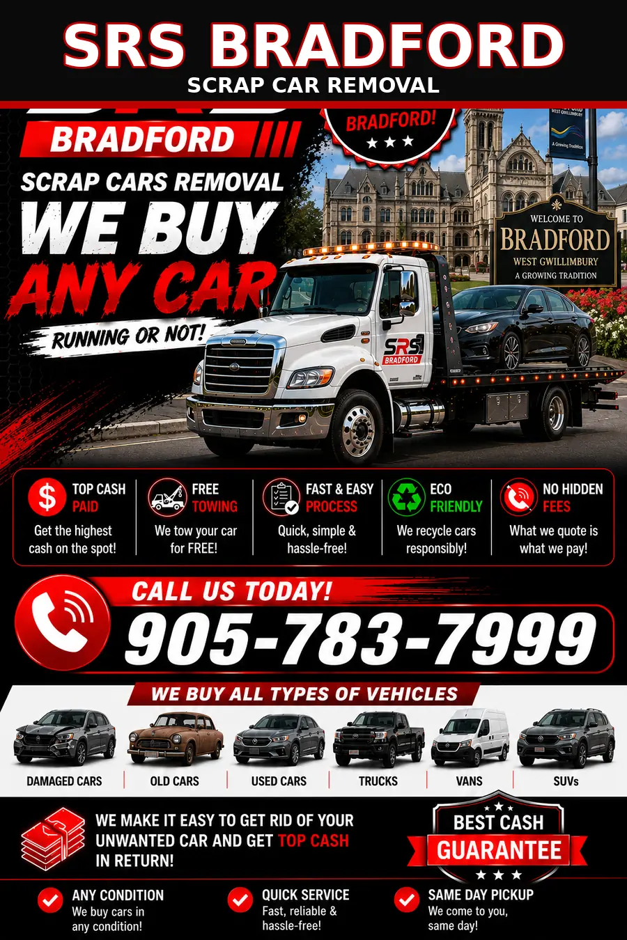 scrap car removal bradford
