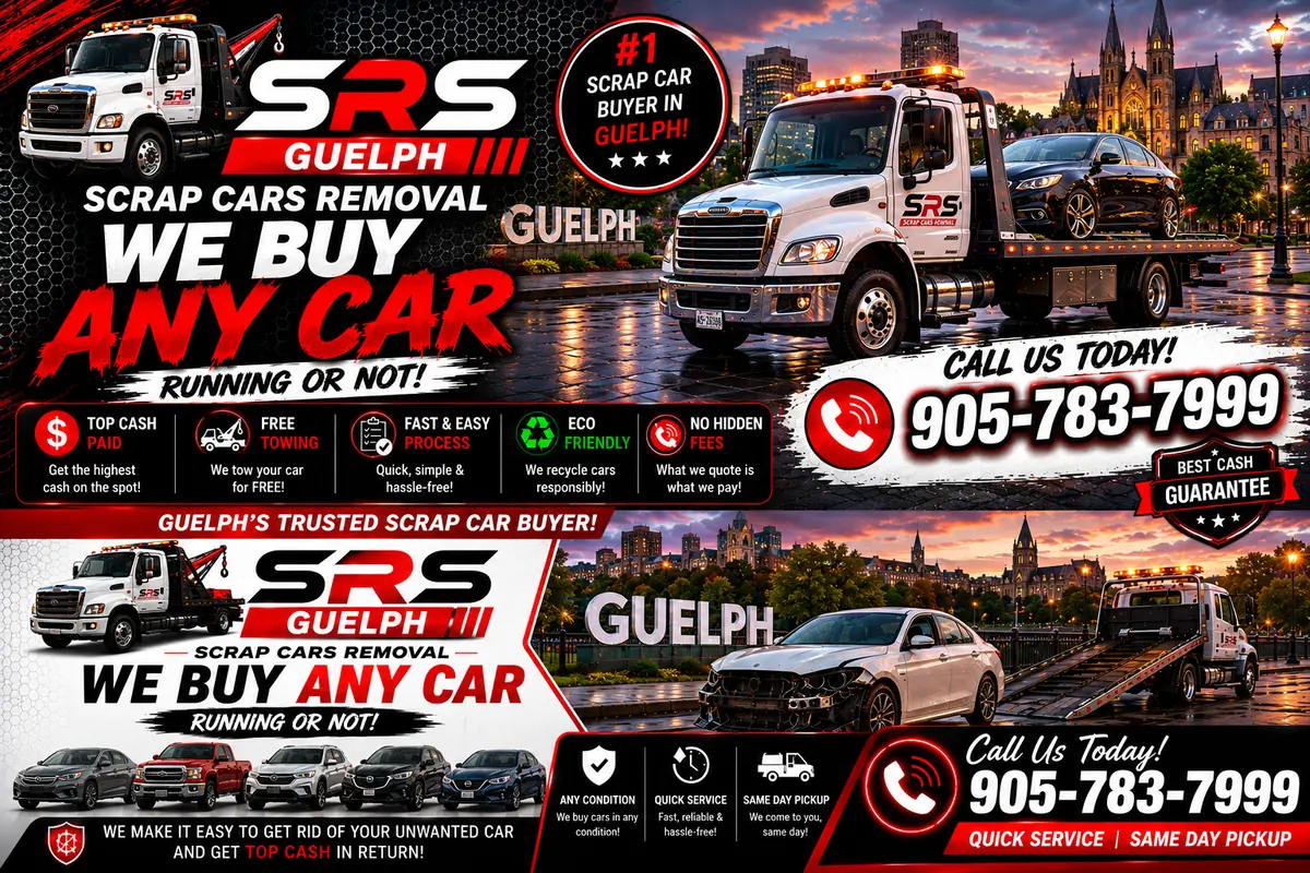 scrap car removal in Guelph