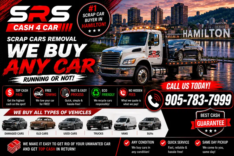 scrap car removal in Hamilton