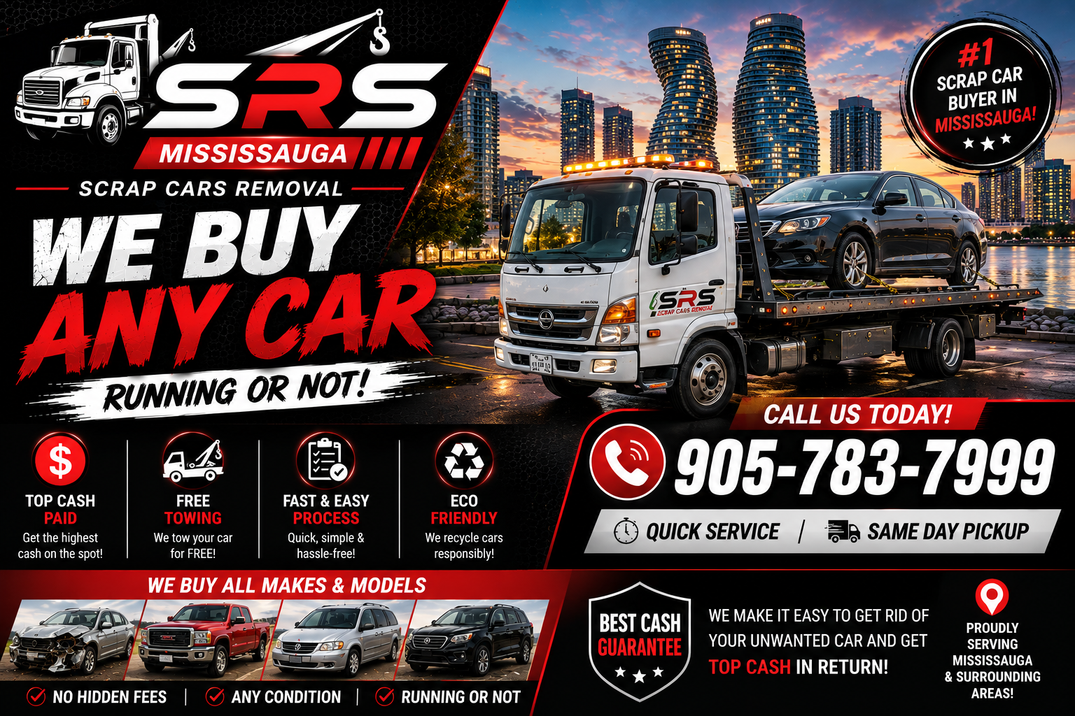 scrap car removal in Mississauga