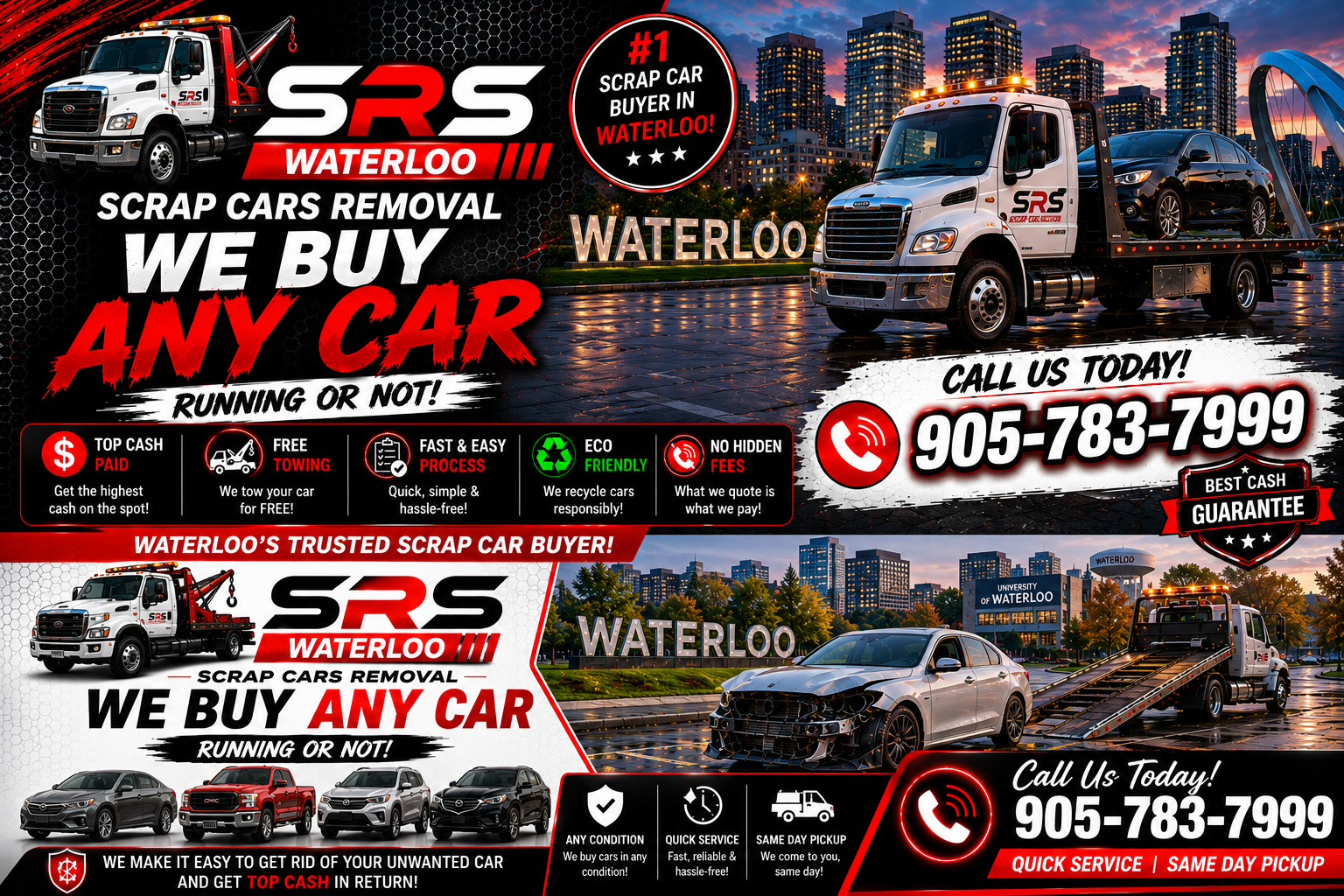 scrap car removal in Waterloo