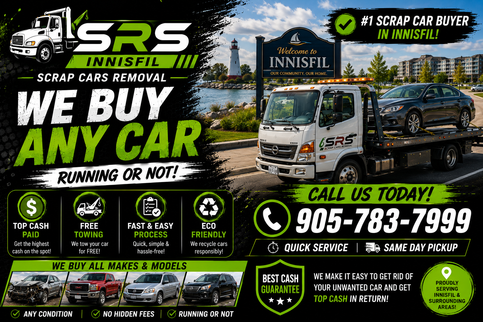 scrap car removal in innisfil